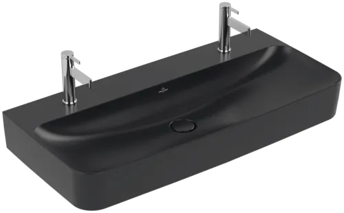 Bild von VILLEROY BOCH Finion Waschbecken, 1000 x 470 x 165 mm, Pure Black CeramicPlus, ohne Überlauf #4168A1R7
