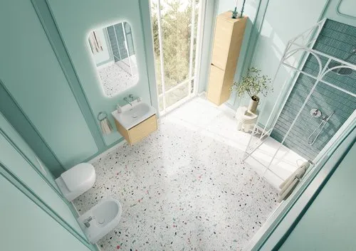 Bild von VILLEROY BOCH Skyla Waschbecken, 600 x 460 x 163 mm, Stone White CeramicPlus, mit Überlauf #5A5162RW