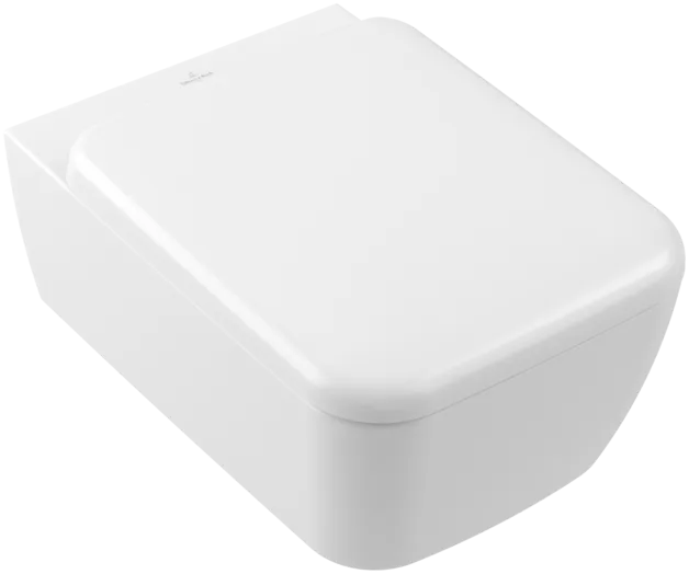 Bild von VILLEROY BOCH Skyla Combi-Pack, wandhängend, mit TwistFlush[e³], Stone White CeramicPlus #4682CLRW