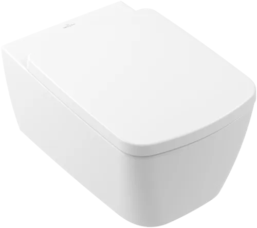 Bild von VILLEROY BOCH Subway 3.0 Tiefspül-WC spülrandlos, wandhängend, mit TwistFlush / AntiBac, Weiß Alpin AntiBac CeramicPlus #4610T0T2