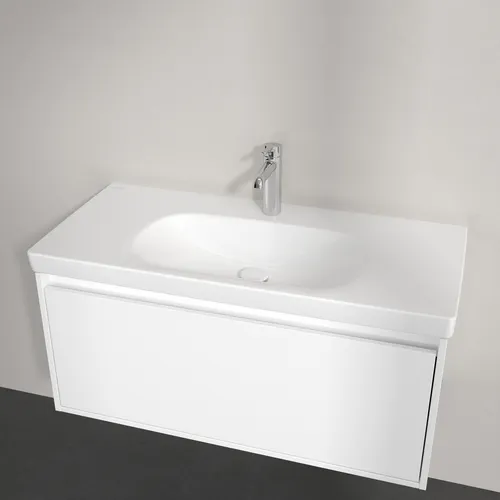 Bild von VILLEROY BOCH Skyla Schrankwaschtisch, 1000 x 460 x 160 mm, Weiß Alpin CeramicPlus, ohne Überlauf #5A51A2R1