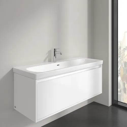 Bild von VILLEROY BOCH Skyla Schrankwaschtisch, 1200 x 460 x 160 mm, Weiß Alpin CeramicPlus, mit Überlauf #5A51C5R1