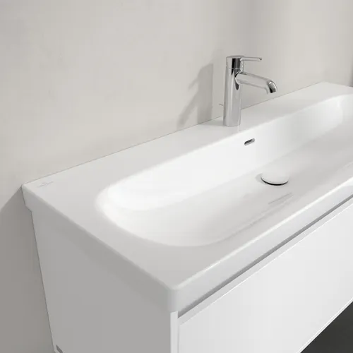 Bild von VILLEROY BOCH Skyla Schrankwaschtisch, 1200 x 460 x 160 mm, Weiß Alpin CeramicPlus, mit Überlauf #5A51C5R1