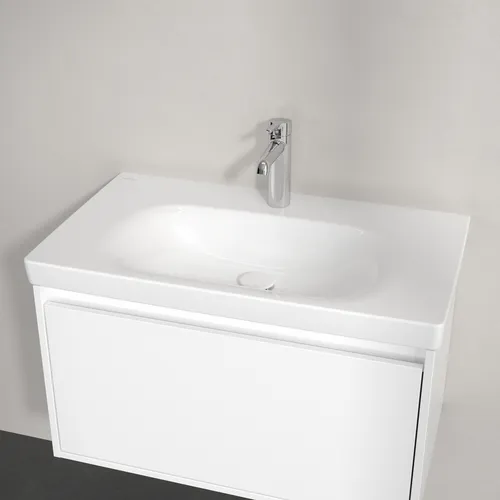 Obrázek VILLEROY BOCH Skyla Vanity washbasin, 800 x 460 x 160 mm, White Alpin CeramicPlus, without overflow #5A5181R1