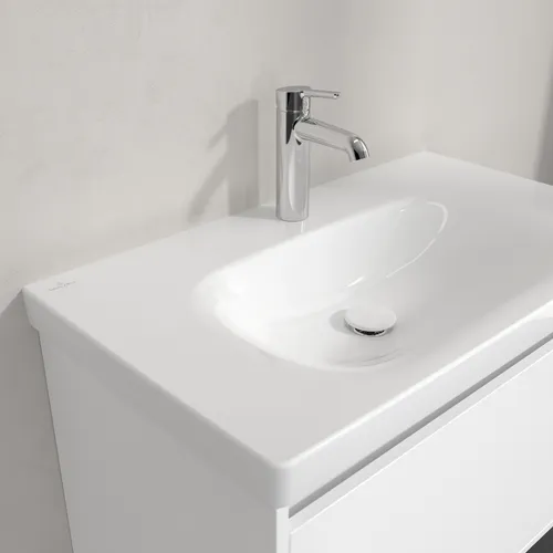 Obrázek VILLEROY BOCH Skyla Vanity washbasin, 800 x 460 x 160 mm, White Alpin CeramicPlus, without overflow #5A5181R1
