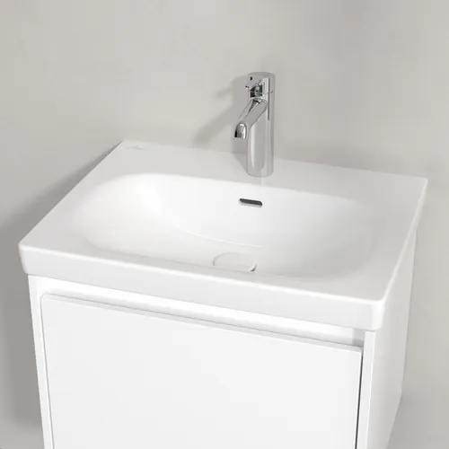 Bild von VILLEROY BOCH Skyla Waschbecken, 600 x 460 x 163 mm, Weiß Alpin CeramicPlus, mit Überlauf #5A5160R1