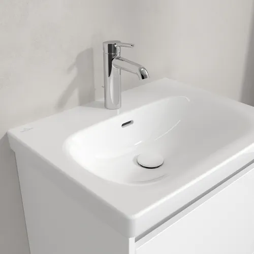 Bild von VILLEROY BOCH Skyla Waschbecken, 600 x 460 x 163 mm, Weiß Alpin CeramicPlus, mit Überlauf #5A5160R1