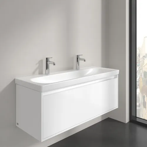 Bild von VILLEROY BOCH Skyla Schrankwaschtisch, 1200 x 460 x 160 mm, Stone White CeramicPlus, ohne Überlauf #5A51C2RW