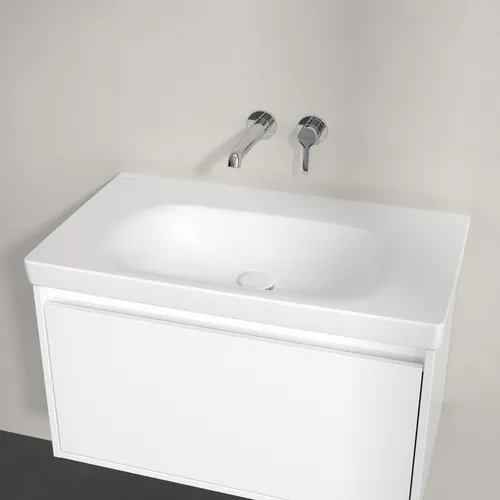Bild von VILLEROY BOCH Skyla Schrankwaschtisch, 800 x 460 x 160 mm, Weiß Alpin CeramicPlus, ohne Überlauf #5A5183R1