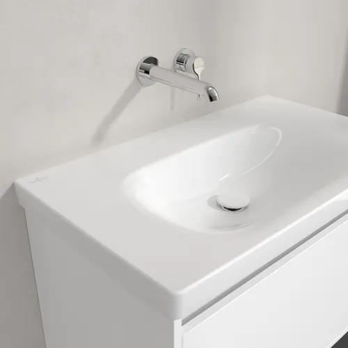 Bild von VILLEROY BOCH Skyla Schrankwaschtisch, 800 x 460 x 160 mm, Weiß Alpin CeramicPlus, ohne Überlauf #5A5183R1