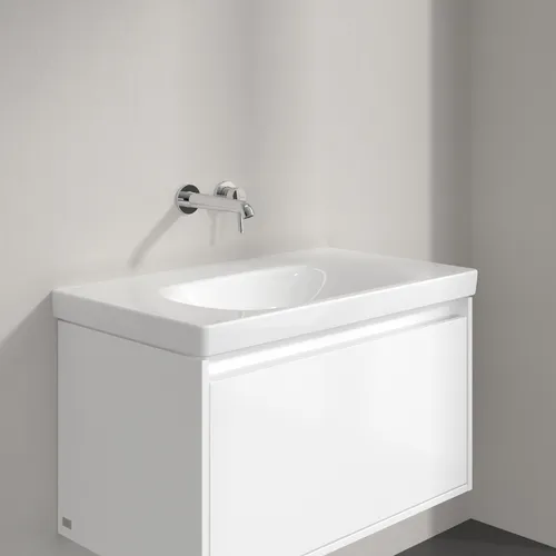 Bild von VILLEROY BOCH Skyla Schrankwaschtisch, 800 x 460 x 160 mm, Weiß Alpin CeramicPlus, ohne Überlauf #5A5183R1