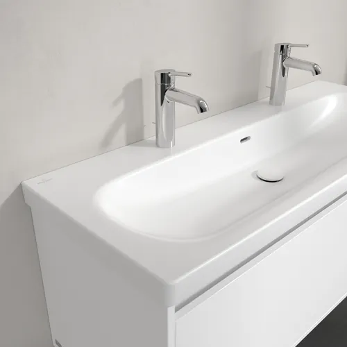 Bild von VILLEROY BOCH Skyla Schrankwaschtisch, 1200 x 460 x 160 mm, Stone White CeramicPlus, mit Überlauf #5A51C4RW