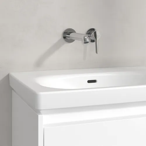Bild von VILLEROY BOCH Skyla Waschbecken, 650 x 460 x 160 mm, Stone White CeramicPlus, mit Überlauf #5A5167RW