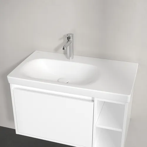 Bild von VILLEROY BOCH Skyla Schrankwaschtisch, 800 x 460 x 160 mm, Stone White CeramicPlus, ohne Überlauf #5A52L2RW