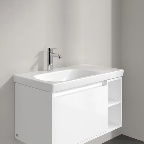 Bild von VILLEROY BOCH Skyla Schrankwaschtisch, 800 x 460 x 160 mm, Stone White CeramicPlus, ohne Überlauf #5A52L2RW