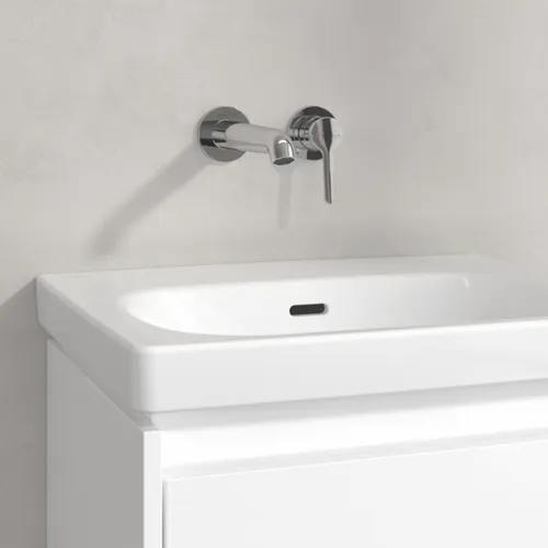 Bild von VILLEROY BOCH Skyla Waschbecken, 445 x 550 x 150 mm, Weiß Alpin CeramicPlus, mit Überlauf #5A5157R1