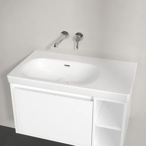 Obrázek VILLEROY BOCH Skyla Vanity washbasin, 800 x 460 x 160 mm, White Alpin, with overflow #5A52L301
