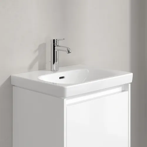 Picture of VILLEROY BOCH Skyla Washbasin, 445 x 550 x 150 mm, White Alpin CeramicPlus, with overflow #5A5155R1