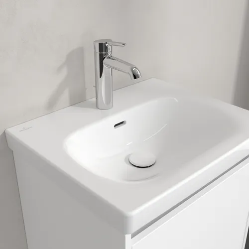 Picture of VILLEROY BOCH Skyla Washbasin, 445 x 550 x 150 mm, White Alpin CeramicPlus, with overflow #5A5155R1