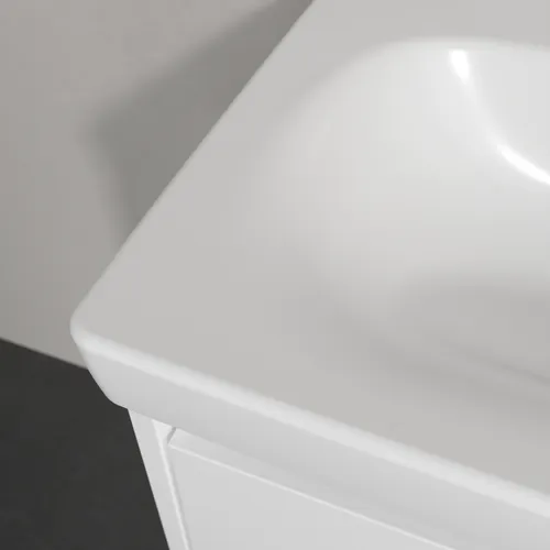 Bild von VILLEROY BOCH Skyla Waschbecken, 445 x 550 x 150 mm, Stone White CeramicPlus, ohne Überlauf #5A5158RW