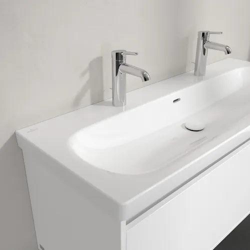 Bild von VILLEROY BOCH Skyla Schrankwaschtisch, 1200 x 460 x 160 mm, Weiß Alpin CeramicPlus, mit Überlauf #5A51C4R1