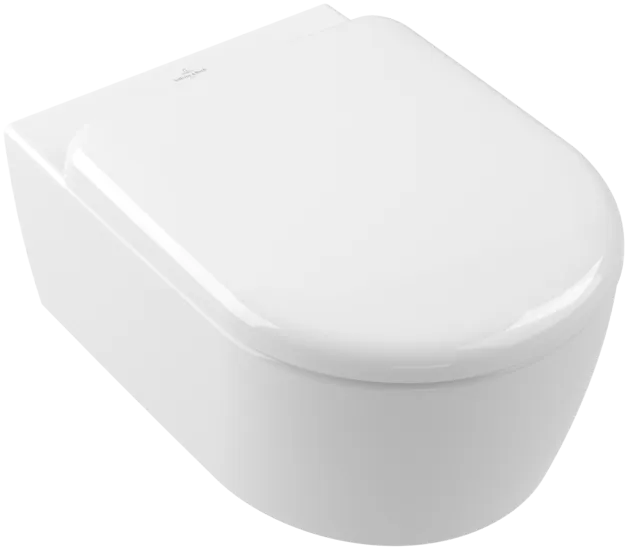 Bild von VILLEROY BOCH Skyla Combi-Pack, wandhängend, mit TwistFlush[e³], Weiß Alpin CeramicPlus #5656CLR1