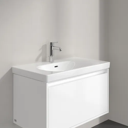 Obrázek VILLEROY BOCH Skyla Vanity washbasin, 800 x 460 x 160 mm, White Alpin CeramicPlus, with overflow #5A5180R1