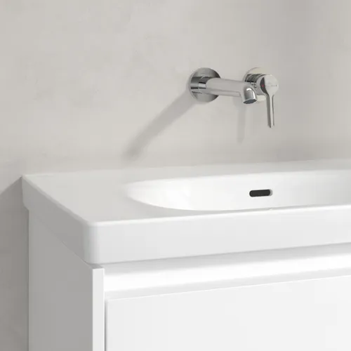 Picture of VILLEROY BOCH Skyla Vanity washbasin, 800 x 460 x 160 mm, White Alpin CeramicPlus, with overflow #5A5182R1