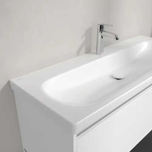 Obrázek VILLEROY BOCH Skyla Vanity washbasin, 1200 x 460 x 160 mm, Stone White CeramicPlus, without overflow #5A51C1RW