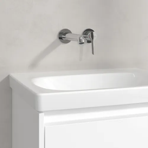 Picture of VILLEROY BOCH Skyla Washbasin, 600 x 460 x 163 mm, White Alpin CeramicPlus, without overflow #5A5163R1