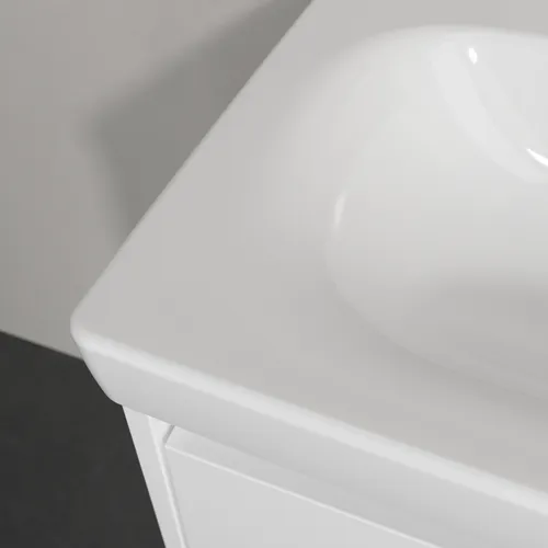 Picture of VILLEROY BOCH Skyla Washbasin, 600 x 460 x 163 mm, White Alpin CeramicPlus, without overflow #5A5163R1