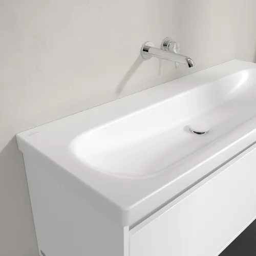 Bild von VILLEROY BOCH Skyla Schrankwaschtisch, 1200 x 460 x 160 mm, Stone White CeramicPlus, ohne Überlauf #5A51C3RW