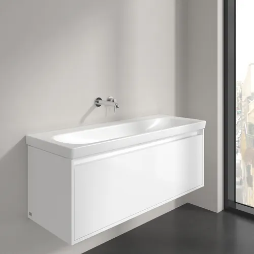 Bild von VILLEROY BOCH Skyla Schrankwaschtisch, 1200 x 460 x 160 mm, Stone White CeramicPlus, ohne Überlauf #5A51C3RW