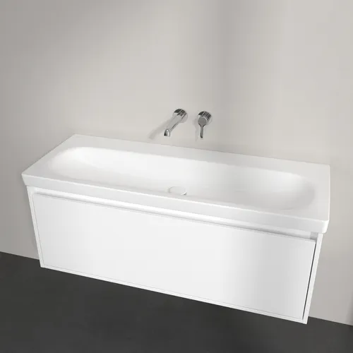 Bild von VILLEROY BOCH Skyla Schrankwaschtisch, 1200 x 460 x 160 mm, Stone White CeramicPlus, ohne Überlauf #5A51C3RW