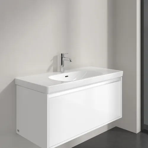 Bild von VILLEROY BOCH Skyla Schrankwaschtisch, 1000 x 460 x 160 mm, Weiß Alpin, mit Überlauf #5A51A501