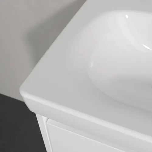 Picture of VILLEROY BOCH Skyla Washbasin, 445 x 550 x 150 mm, White Alpin, with overflow #5A515501