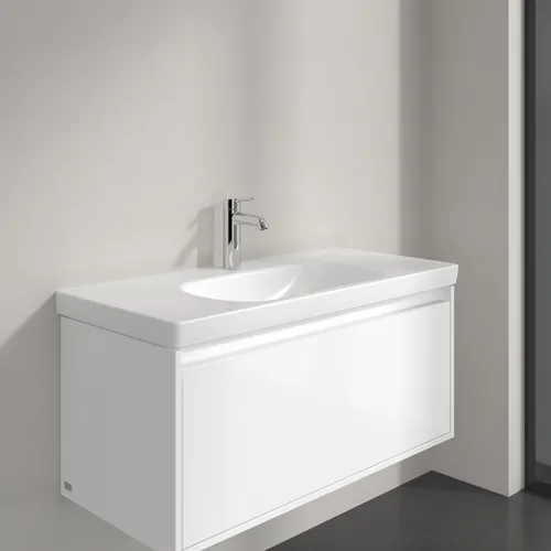 Bild von VILLEROY BOCH Skyla Schrankwaschtisch, 1000 x 460 x 160 mm, Stone White CeramicPlus, ohne Überlauf #5A51A2RW