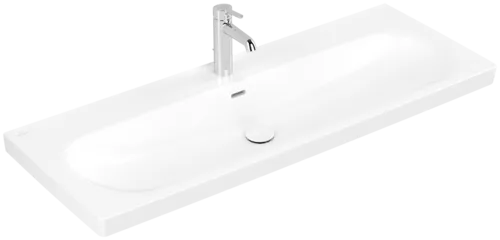 Bild von VILLEROY BOCH Skyla Schrankwaschtisch, 1200 x 460 x 160 mm, Stone White CeramicPlus, mit Überlauf #5A51C5RW