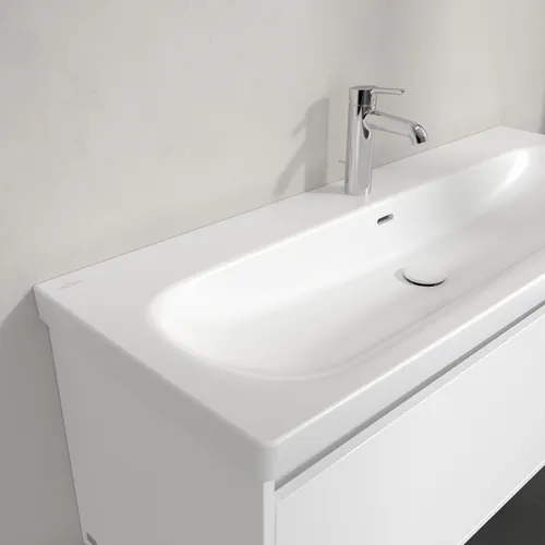 Bild von VILLEROY BOCH Skyla Schrankwaschtisch, 1200 x 460 x 160 mm, Stone White CeramicPlus, mit Überlauf #5A51C5RW