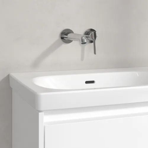 Bild von VILLEROY BOCH Skyla Schrankwaschtisch, 800 x 460 x 160 mm, Weiß Alpin CeramicPlus, mit Überlauf #5A52L3R1