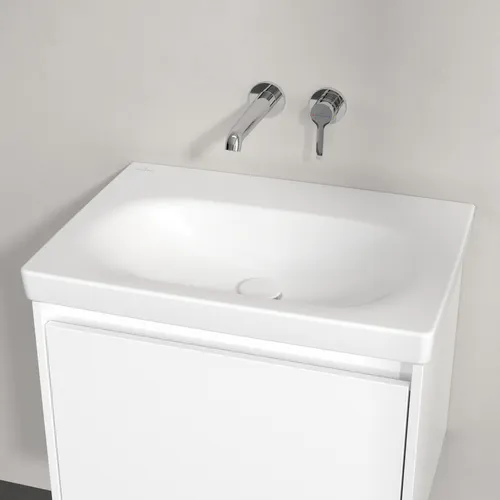 Bild von VILLEROY BOCH Skyla Waschbecken, 650 x 460 x 160 mm, Stone White CeramicPlus, ohne Überlauf #5A5168RW
