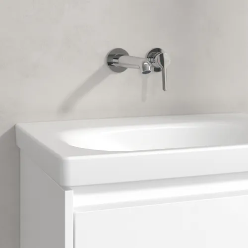 Bild von VILLEROY BOCH Skyla Waschbecken, 650 x 460 x 160 mm, Stone White CeramicPlus, ohne Überlauf #5A5168RW
