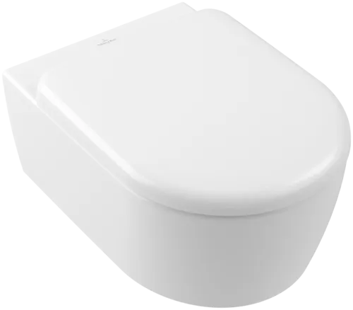 Bild von VILLEROY BOCH Skyla Combi-Pack, wandhängend, mit TwistFlush[e³], Stone White CeramicPlus #5656CLRW