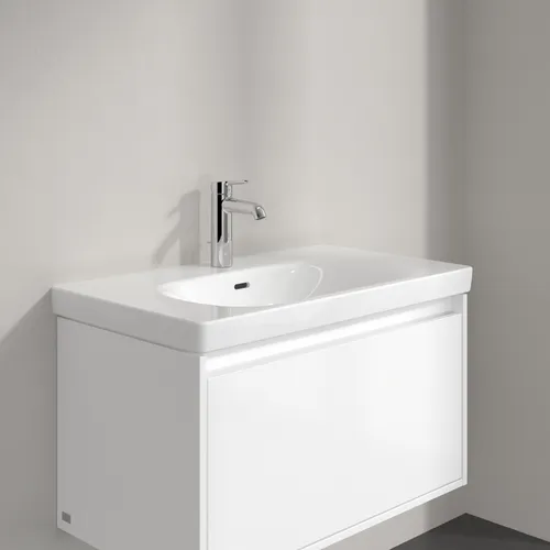 Obrázek VILLEROY BOCH Skyla Vanity washbasin, 800 x 460 x 160 mm, White Alpin, with overflow #5A518001