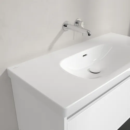Bild von VILLEROY BOCH Skyla Schrankwaschtisch, 1000 x 460 x 160 mm, Weiß Alpin CeramicPlus, mit Überlauf #5A51A6R1