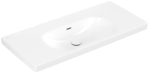 Bild von VILLEROY BOCH Skyla Schrankwaschtisch, 1000 x 460 x 160 mm, Weiß Alpin CeramicPlus, mit Überlauf #5A51A6R1
