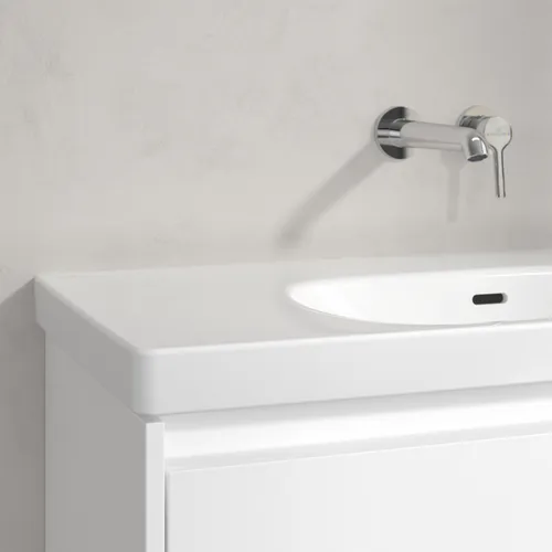 Bild von VILLEROY BOCH Skyla Schrankwaschtisch, 1000 x 460 x 160 mm, Weiß Alpin CeramicPlus, mit Überlauf #5A51A6R1