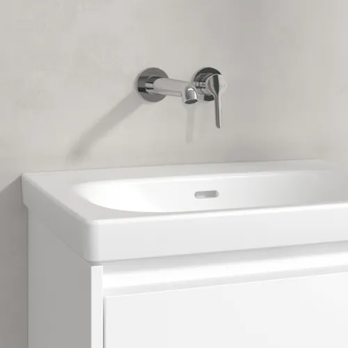 Bild von VILLEROY BOCH Skyla Waschbecken, 600 x 460 x 163 mm, Stone White CeramicPlus, mit Überlauf #5A5162RW