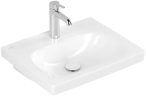 Bild von VILLEROY BOCH Skyla Waschbecken, 445 x 550 x 150 mm, Weiß Alpin CeramicPlus, ohne Überlauf #5A5156R1