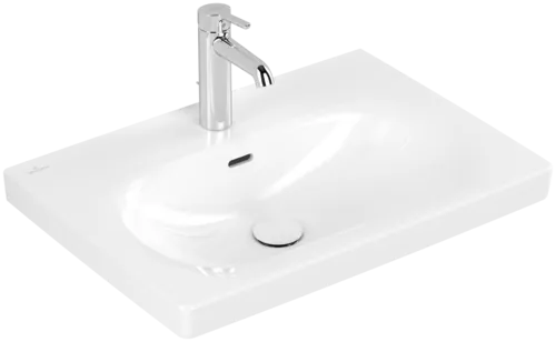 Bild von VILLEROY BOCH Skyla Waschbecken, 650 x 460 x 160 mm, Weiß Alpin, mit Überlauf #5A516501
